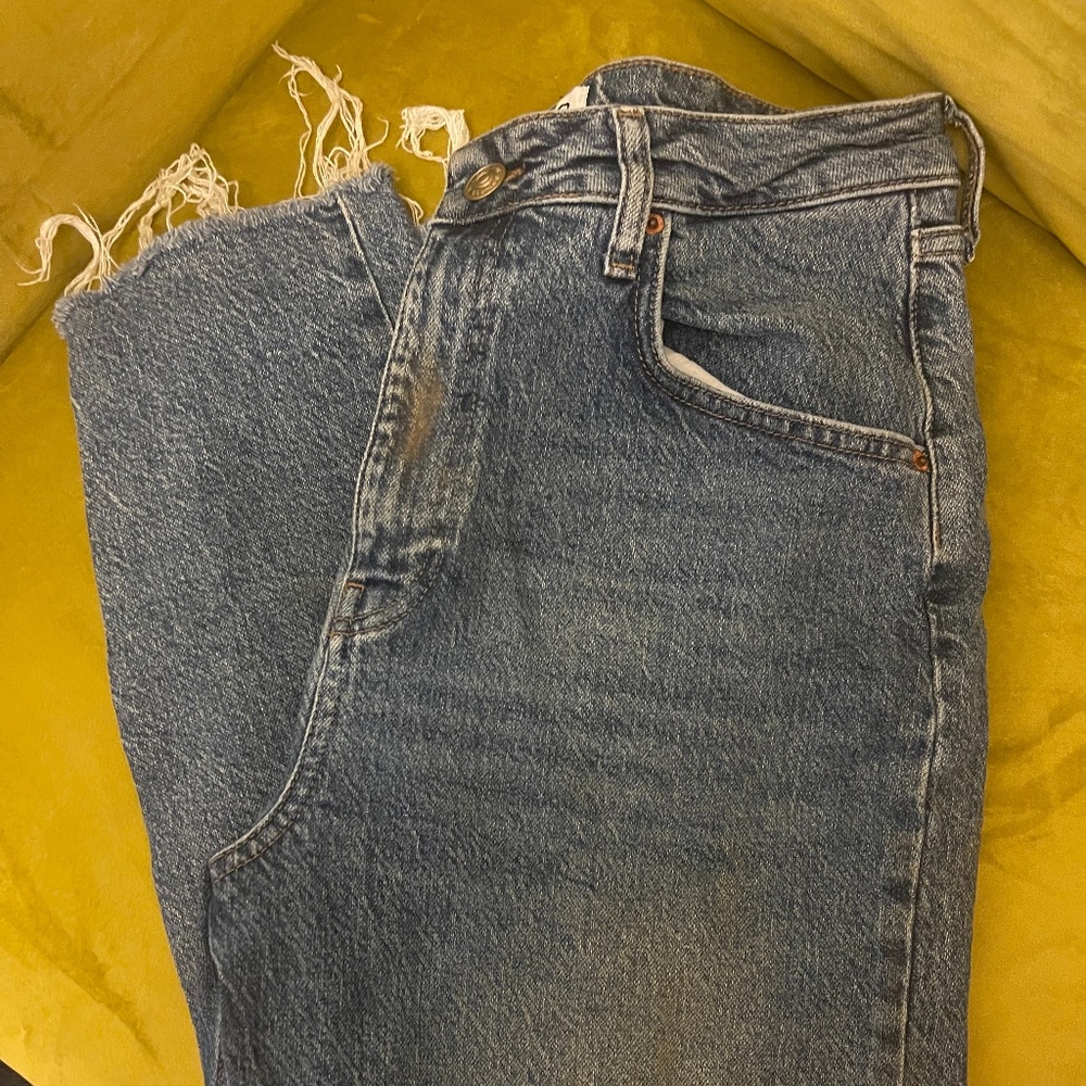 Distressed denim